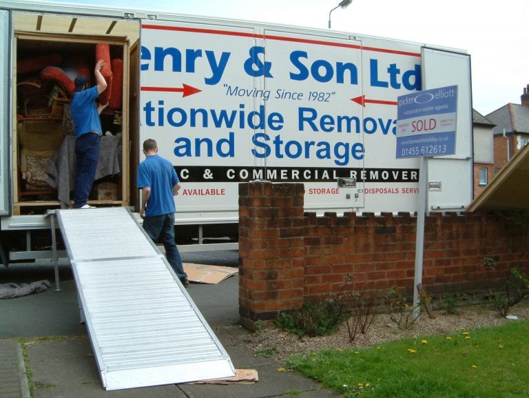 House Removals & Storage Company in Hinckley Henry & Son Removals