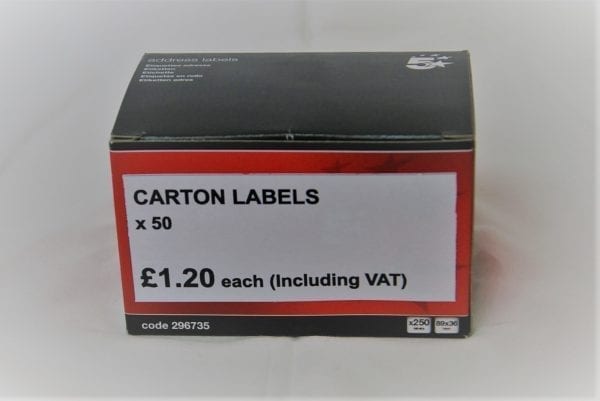 carton labels